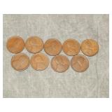 (9) 1922 D Lincoln Cents BETTER DATE
