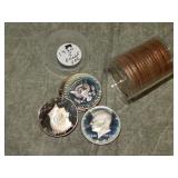 Roll of 20 GEM PROOF Kennedy Half Dollars 1980 S