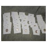 50 Mercury SILVER Dimes all 1941