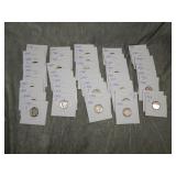 50 Mercury SILVER Dimes all 1942