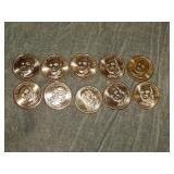 10 UNC Presidential Dollars John Quincy Adams