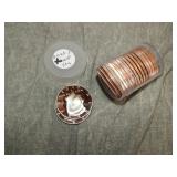Roll of 20 GEM PROOF Kennedy Half Dollars 2005 S