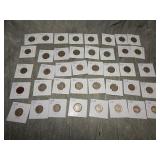 40 Buffalo Nickels all 1928