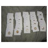 50 Mercury Dimes 1943