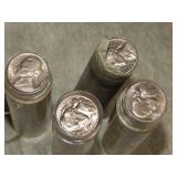 1963 D (2), 1964 D, 1967 P Nickel Rolls UNC !!