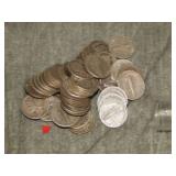 50 Mercury & Barber SILVER Dimes 1964 & earlier