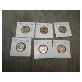 1943 PDS & 1945 PDS UNC !! SILVER War Nickels