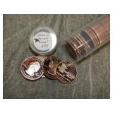 Roll of 40 Gem PROOF 2005 S Minnesota Quarters