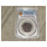 1794 Half Cent PCGS F Fine Detail RARE Low Relief