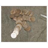 50 Roosevelt SILVER Dimes 1964 & Earlier