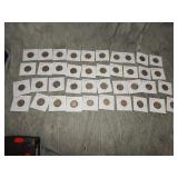 40 Buffalo Nickels 1937 and looks like 1 36