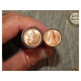 Rolls of UNC !!! 1960 D Small & Large Date cents
