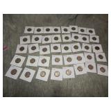 40 Buffalo Nickels all 1936