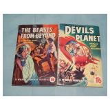 1950's Wellman DEVIL'S PLANET/BEASTS FROM BEYOND