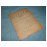 1935 V1N1 The Fourteen Leaflet - VRARE