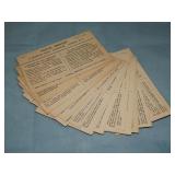 1939-40 (17) POSTAL PREVIEW CARDS Sci-Fi