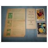 1950's Group of FPCI Fantasy Press Advertising