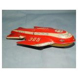 1952 Automatic Toy Company Friction Rocket 305