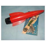 (2) SPACE NAVIGATOR Compass & Rocket Pencil Case