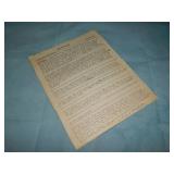 1944 #1 From Fan to Fan Fanzine SIGNED