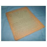 1939 Mar. V1 N1 SCIENCE FICTION VARIETY B. Tucker