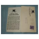1946 Arkham House Bulletin w/ orig Envelope