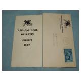 1947 Arkham House Bulletin w/ orig Envelope