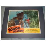 1954 Original TOBOR THE GREAT Lobby Card