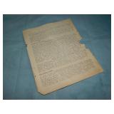 1940 Moonshines 1 pg British Fanzine