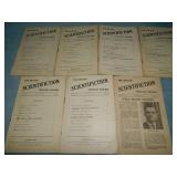 1937 V1 N1-N6 Scientifiction Fantasy Review