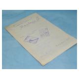 1938 August V1 N1 Cosmic CURRENT FANTASY Fanzine
