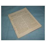 1951 February #1 NAMELESSENTIALS Fanzine