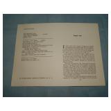 1953 Pub. Spec Sheet HEINLEIN 'If This Goes ON'