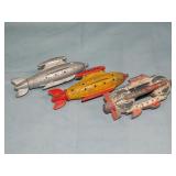 (3) Vintage c. 1937 BUCK ROGERS Tootsietoys