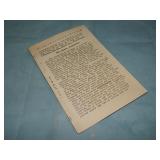 1939 Science Fiction Progress Donald Wollheim Rant