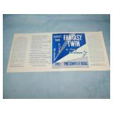 1951 Weinbaum FANTASY TWIN DUST JACKET FPCI