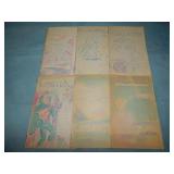 1938 Galaxy V1 #'s 1-6 O. Wiggins Fanzine