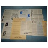 Large Group of c. 1950's Fantasy Press Advertising