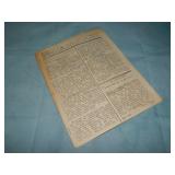 1939 V1N1 MSA Bulletin Maine SF Fanzine