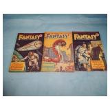 (3) 1938 V1 N1,2,3 FANTASY THRILLING SCI-FI Pulps