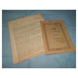 (3) 1942 Walt's Wramblings V1N1(2 copies) & A 1944