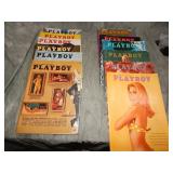 12 issues complete 1967 Playboy Magazines