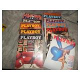 12 issues complete 1977 Playboy Magazines