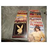 11 issues 1984 Playboy Magazines