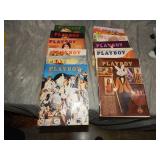 12 issues complete 1972 Playboy Magazines