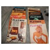12 issues complete 1964 Playboy Magazines