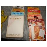 9 issues  1969 Playboy Magazines