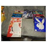 12 issues 1987-1989 Playboy Magazines