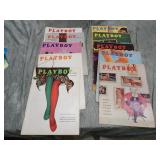 10 iss. 1958 Playboy Magazines
