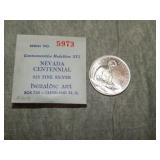 Heraldic Art Sterling Silver Medallion Nevada